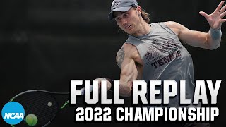 2022 NCAA DIII men's tennis championship (May 25) I FULL REPLAY