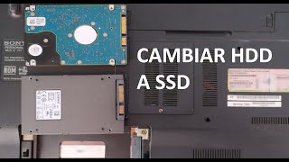 Cambiar HDD a SSD en laptop antigua conservando la licencia de Windows 10