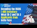 Decoding the USCIS I-485 Inventory: What EB-2 and EB-3 Applicants from India Face