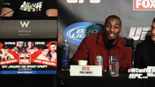 UFC on FOX: Evans vs Davis Press Conference Highlight