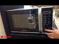 panasonic microwave oven nn st32hm tutorial