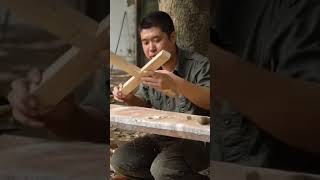Creative craft idea handcraft use wood and bamboo part 4