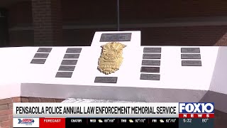 Pensacola PD annual law enforcement memorial service