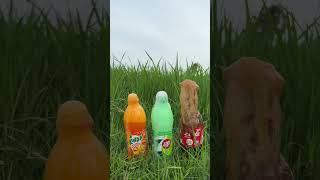 coke , 7up and mirinda #shorts #experiment  #test  #cocacola #coke  #mentos