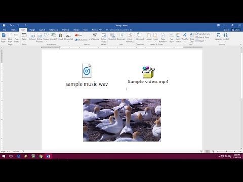 How to Insert Music & Video In MS Word (Word 2003 to 2016) How to Insert Music & Video In MS Word (Word 2003 to 2016)