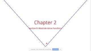 2 9 Absolute Value Functions