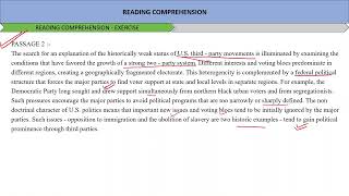 READING COMPREHENSION | THEORY | MODERATE LEVEL |  LEARN SMARTLY |