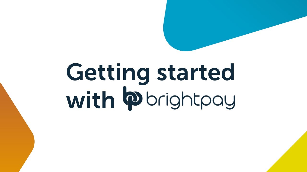 Getting Started With Brightpay Youtube