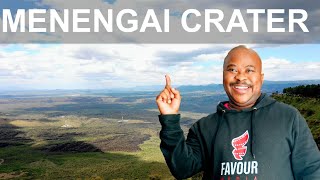 South African Visiting The Famous Menengai Crater In Nakuru, Kenya