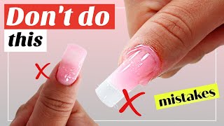 Polygel MISTAKES and how to Fix them!