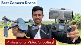 🔥 Best Budget Professional Video Shooting Dual Axis Gimbal Camera Drone - Available On DRONES WALLAH