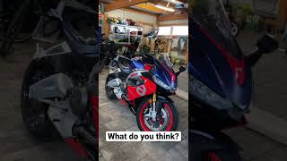 What do you think? Aprilia or Harley?#shorts #harleydavidsonsportster #motorbike #aprilia #motovlog