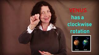 ASL Solar System terms: ORBIT, AXIS, TILT, ROTATION with Interpreting demo