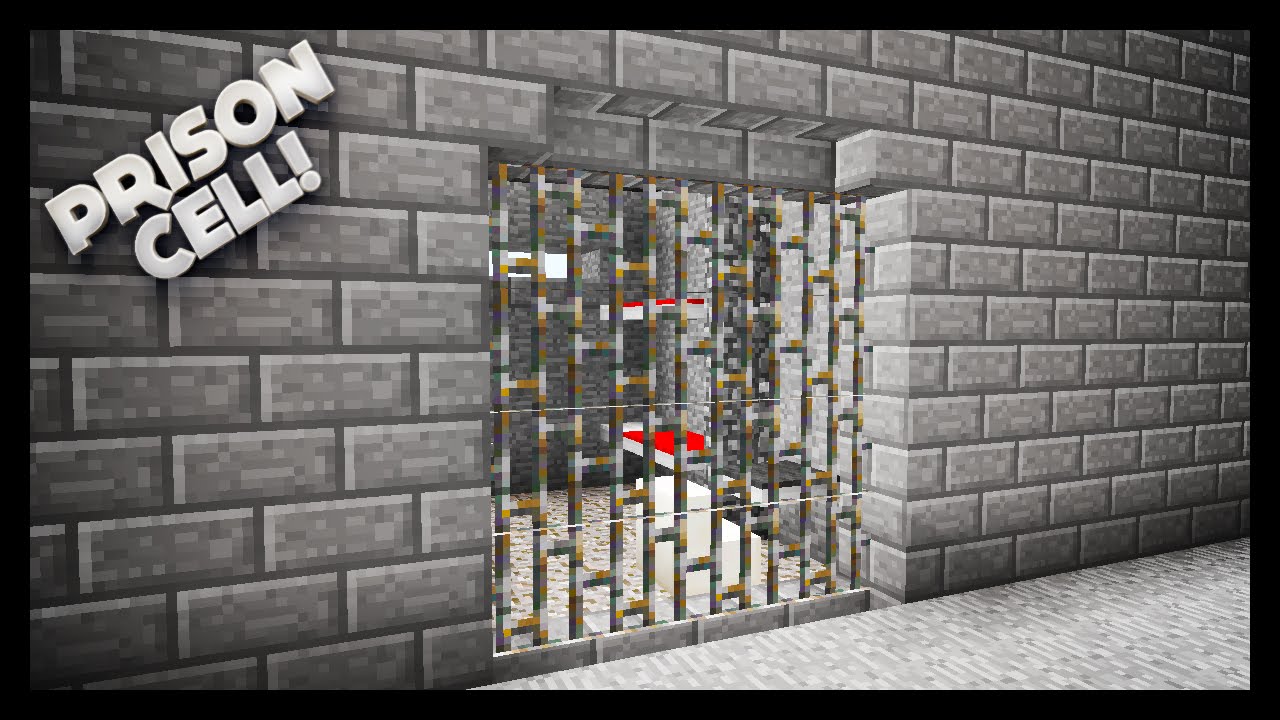 Minecraft How To Make A Prison Cell Youtube