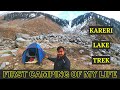 Kareri Lake Trek in Winter | Camping in Himachal Pradesh India | Trekking in Himalayas Vlogs