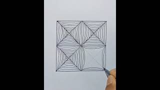 Most Easy 3D Drawing illusion for Beginners in 1 Minute / optical illusion drawing / #short#art