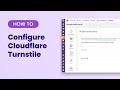 How To Integrate Cloudflare Turnstile on Paymattic | WordPress