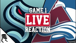 Seattle Kraken at Colorado Avalanche Game 1 LIVE fan reaction and play by play!