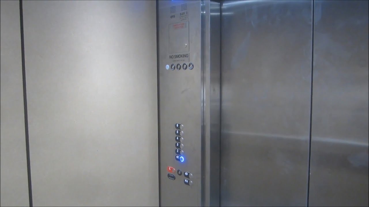 Otis Traction Elevators At The Ut Austin Parking Garage 10 Youtube