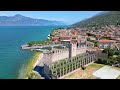 castello scaligero lake garda italy dji mini 3 pro 4k drone video