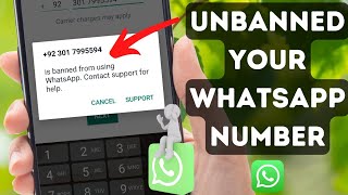 Whatsapp banned my number solution | How to unbanned whatsapp number