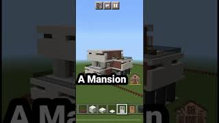 Built my 4th mansion in minecraft