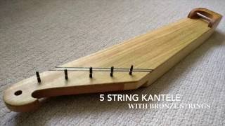 5 String Kantele,  (Bronze Strung) making and playing