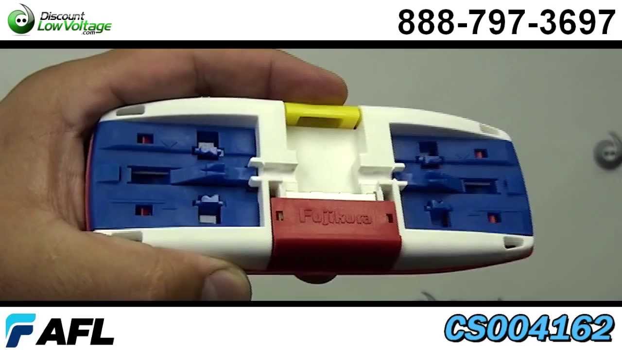 AFL CS004162 How To Splice Fiber Optic Cable - YouTube