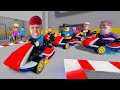 CONSEGUI UM KART PARA ESCAPAR DO BARRY POLICIAL GORDÃO NO ROBLOX!!