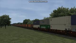 TS2020: CSX Stack Train with CSX YN2 C40-8 + ATSF C40-8W.