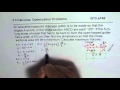 Q13 p 146 Maximum Area for Isosceles Trapezoid Calculus Optimization