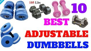 10 Best adjustable dumbbells