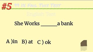 Grammar Quiz video part 5 |English grammar Quiz Mixed English Grammar Test Can You Score Over 96%