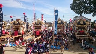 魚吹八幡神社 秋祭り【本宮】4K video 2018年