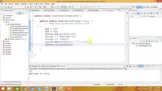 Concatenation Operator in Java(English)