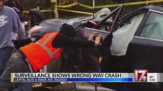 1 dead, 1 injured in wrong-way crash on Capital Boulevard at Wade Avenue, Raleigh police say