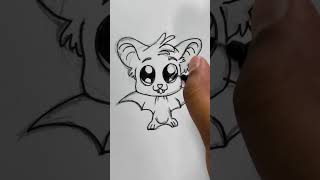 How to Draw Bat😱 Step by Step Sketch Tutorial 😲Bat Drawing for beginners 😍