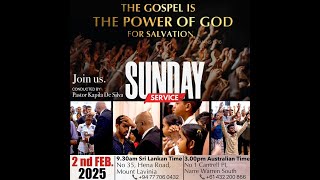 Global Sunday Service | 02nd February 2025 | Ps Kapila | Sunday Live Service | The Revelation