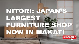 Affordable Home Goods at Japan's Largest Furniture and Home Furnishing Chain, Nitori at Glorietta