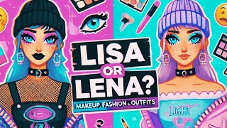 Lisa or Lena? Pick Your Favorite Makeup \u0026 Outfit Challenge| Fashion \u0026 Beauty Trends 2025💄👗✨