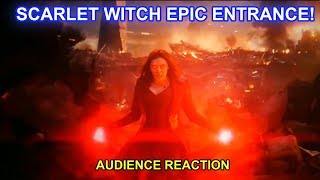 Scarlet Witch Epic Entrance Versus Thanos (Audience Reaction) - Avengers: Endgame