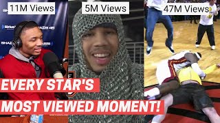 Every NBA Star's Most Viewed Moment!