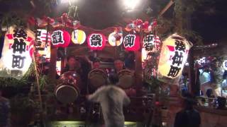 上総湊の祭り　仲町屋台　２０１２年９月８日の神明神社奉納囃子