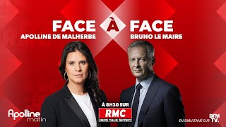 🔴 DIRECT - L'intégrale de l'interview de Bruno Le Maire, ministre de l'Économie, sur RMC