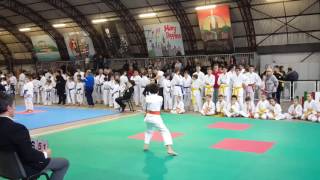 Seregno   6 11 2016   Primo Kata Daniele