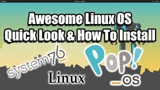 Pop OS Quick Look And How To Install Laptop Or Desktop Beautiful Linux Distro