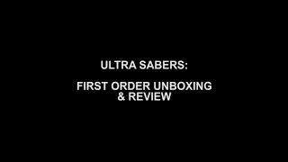 Ultra Sabers First Order Unboxing (Dark Sentinel v4 Staff) \u0026 Raffle