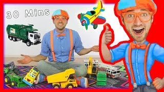 Toy Videos for Children with Blippi | Learn Numbers 30 Minutes