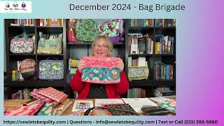 Sew Lets Make A Bag - December 2024 Box - Bag Brigade - Color Way Reveal