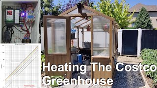 Adding heat / heating to a Costco  Yardistry YM12842 / Meridian Greenhouse